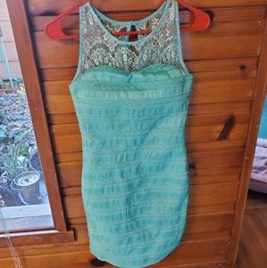 Turquoise dress